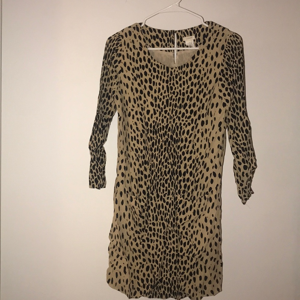 Long sleeve shift dress